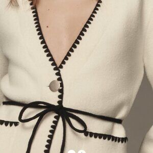 NWT NVLT Whipstitch Knit Blazer